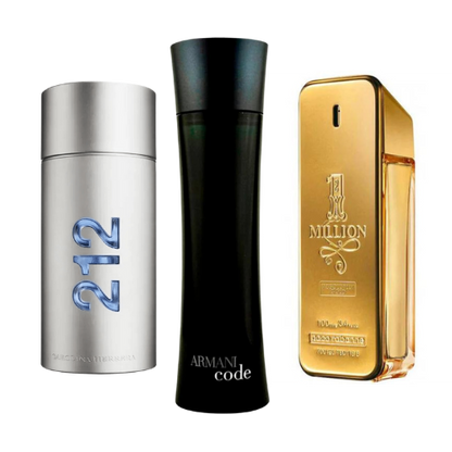 Lépj be a városi elegancia világába ezzel a 3 darabos férfi parfümszettel,  
amely az intenzív frissességet, a kifinomult eleganciát és a karizmatikus stílust egyesíti.  A citrusos, fűszeres és fás jegyek harmonikus elegye erőt és magabiztosságot sugároz.